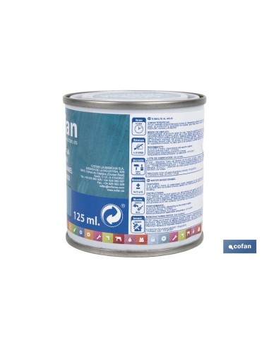 ESMALTE AL AGUA (125 ML) AZUL TURQUESA SATINADO