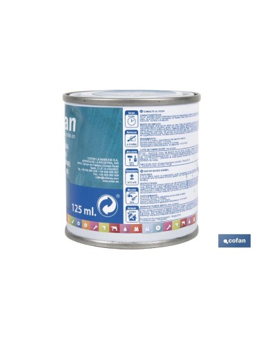 ESMALTE AL AGUA (125 ML) AZUL REAL SATINADO