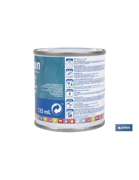 ESMALTE AL AGUA (125 ML) AZUL REAL SATINADO