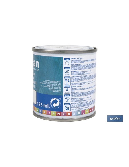 ESMALTE AL AGUA (125 ML) MARFIL CLARO SATINADO