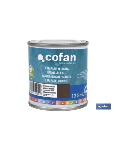 ESMALTE AL AGUA (125 ML) MARRÓN TOSCANA SATINADO