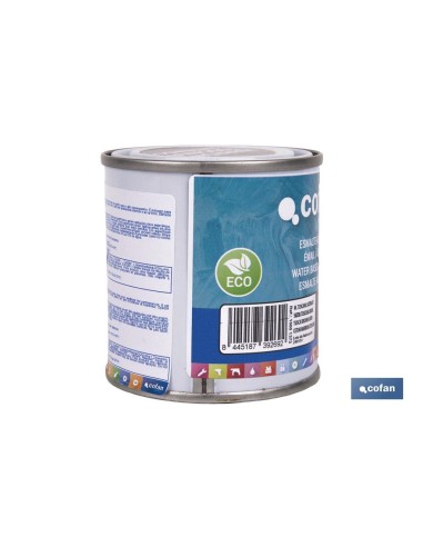 ESMALTE AL AGUA (125 ML) MARRÓN TOSCANA SATINADO