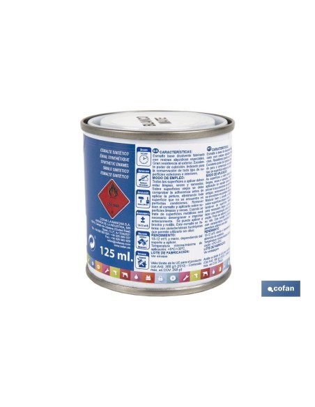 ESMALTE SINTÉTICO (125 ML) BLANCO MATE