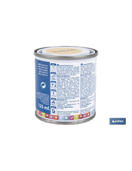 ESMALTE SINTÉTICO (125 ML) COLOR MARFIL