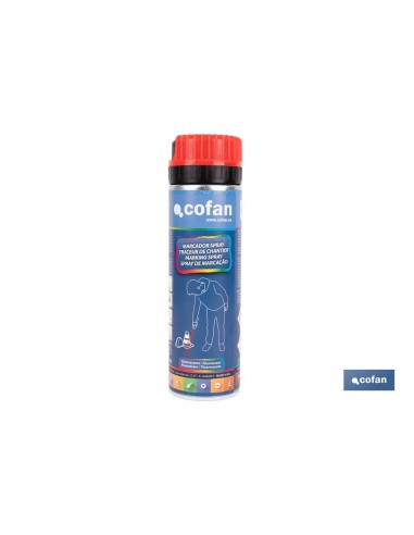MARCAJE DE OBRA FLUORESC. ROJO 500ML