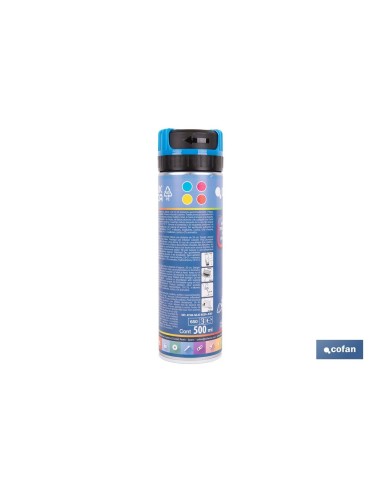 MARCAJE DE OBRA FLUORESC. AZUL 500ML