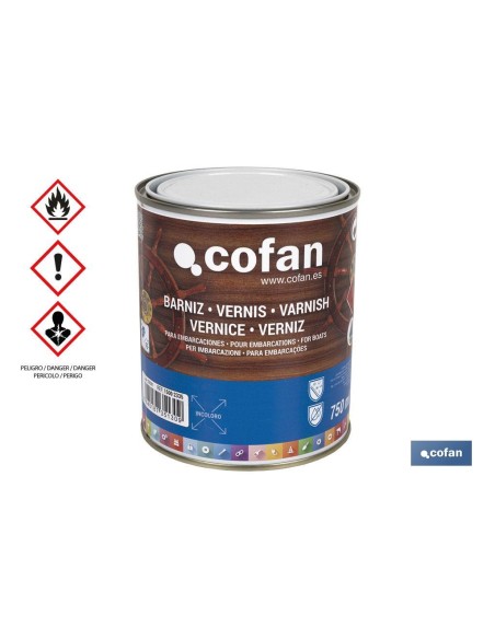 BARNIZ PARA EMBARCACIONES INCOLORO 750 ML