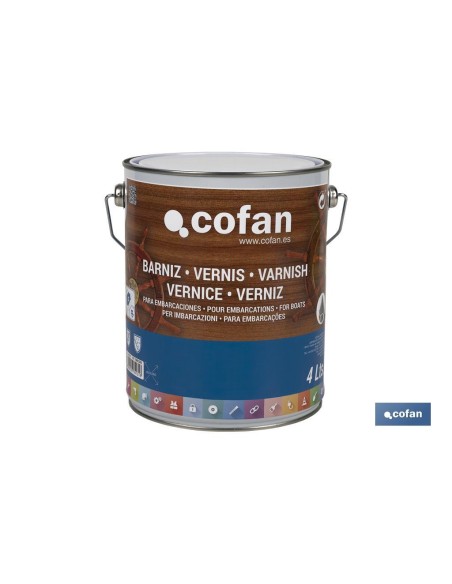 BARNIZ PARA EMBARCACIONES INCOLORO 4 L