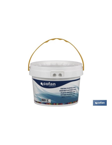 PINTURA PLÁSTICA EXTERIOR 20 KG BLANCO