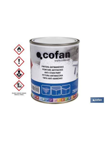 PINTURA ANTIMANCHAS AL DISOLVENTE 750 ML