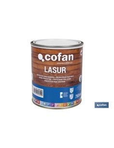 LASUR PROTECTOR AL AGUA PARA MADERA MATE INCOLORO 750 ML