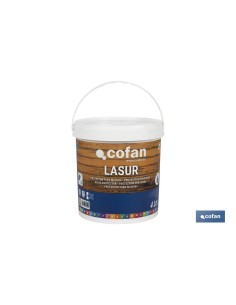 LASUR PROTECTOR AL AGUA PARA MADERA MATE INCOLORO 4 L