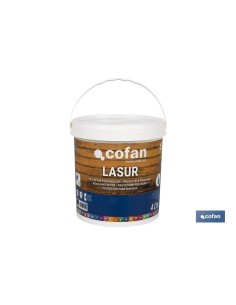 LASUR PROTECTOR AL AGUA PARA MADERA MATE ROBLE 4 L