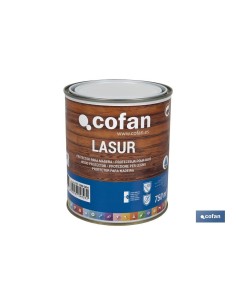 LASUR PROTECTOR AL AGUA PARA MADERA MATE NOGAL 750 ML