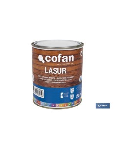 LASUR PROTECTOR AL AGUA PARA MADERA MATE PALISANDRO 750 ML