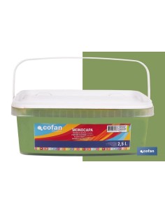 PINTURA PLÁSTICA MONOCAPA Verde Pistacho (2,5 LT