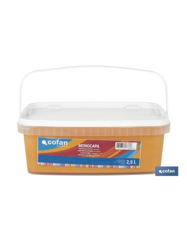 PINTURA PLÁSTICA MONOCAPA Naranja (2,5 LT