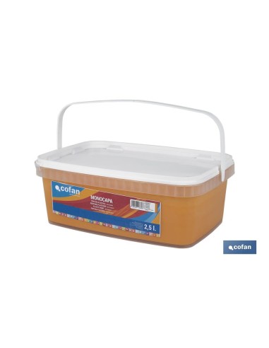 PINTURA PLÁSTICA MONOCAPA Naranja (2,5 LT