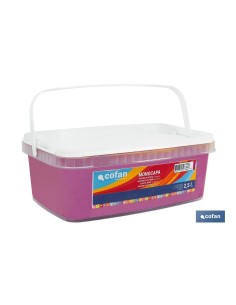 PINTURA PLÁSTICA MONOCAPA Magenta (2,5 LT) 2