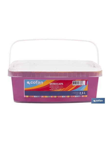 PINTURA PLÁSTICA MONOCAPA Magenta (2,5 LT)
