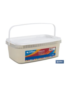 PINTURA PLÁSTICA MONOCAPA Marfil (2,5 LT) 2