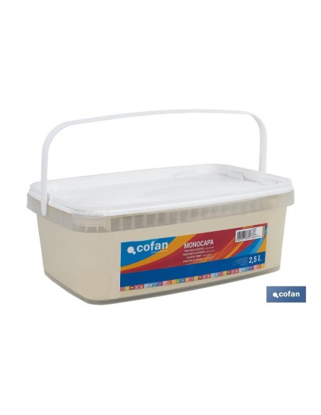 PINTURA PLÁSTICA MONOCAPA Marfil (2,5 LT)