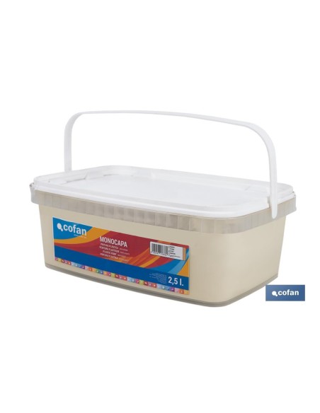 PINTURA PLÁSTICA MONOCAPA Marfil (2,5 LT)