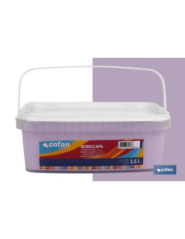 PINTURA PLÁSTICA MONOCAPA Lila (2,5 LT)