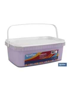 PINTURA PLÁSTICA MONOCAPA Lila (2,5 LT) 2