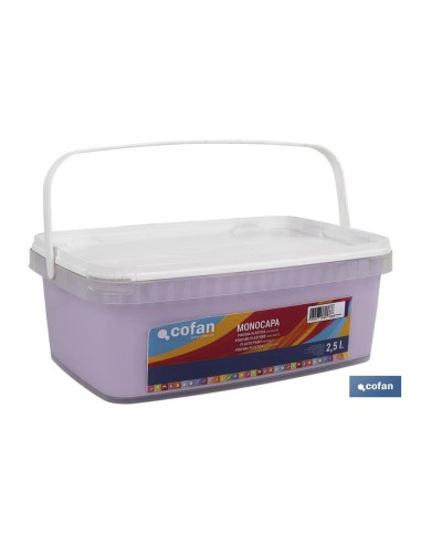 PINTURA PLÁSTICA MONOCAPA Lila (2,5 LT)