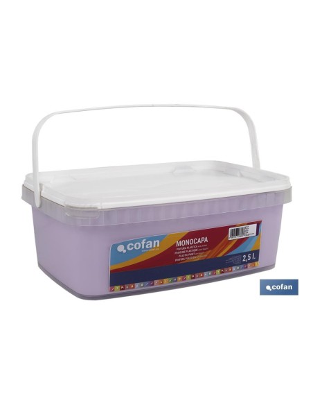 PINTURA PLÁSTICA MONOCAPA Lila (2,5 LT)