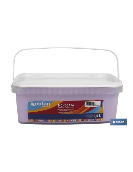 PINTURA PLÁSTICA MONOCAPA Lila (2,5 LT)