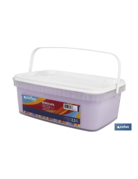 PINTURA PLÁSTICA MONOCAPA Lila (2,5 LT)