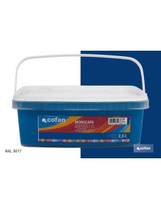 PINTURA PLÁSTICA MONOCAPA Azul Marino (2,5 LT)