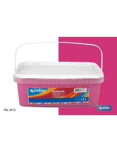 PINTURA PLÁSTICA MONOCAPA Magenta Suave (2,5 LT)