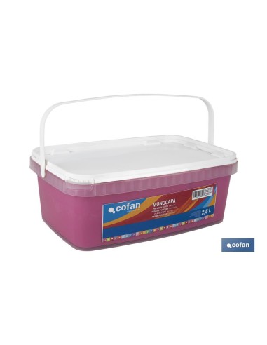 PINTURA PLÁSTICA MONOCAPA Magenta Suave (2,5 LT)