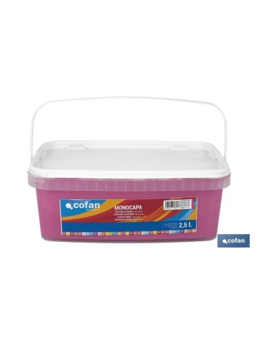PINTURA PLÁSTICA MONOCAPA Magenta Suave (2,5 LT)