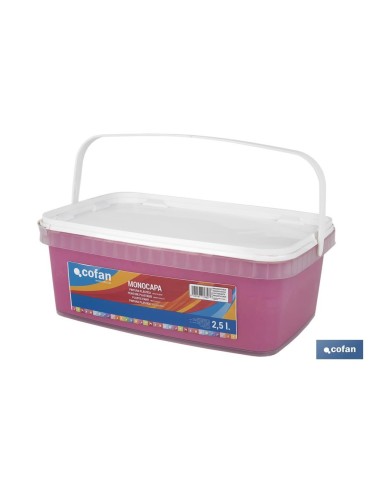 PINTURA PLÁSTICA MONOCAPA Magenta Suave (2,5 LT)
