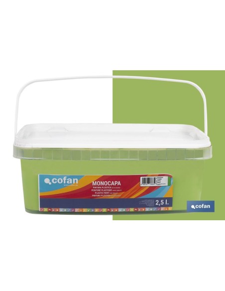 PINTURA PLÁSTICA MONOCAPA Manzana (2,5 LT)