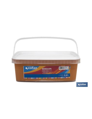 PINTURA PLÁSTICA MONOCAPA Naranja Tostado (2,5 LT)