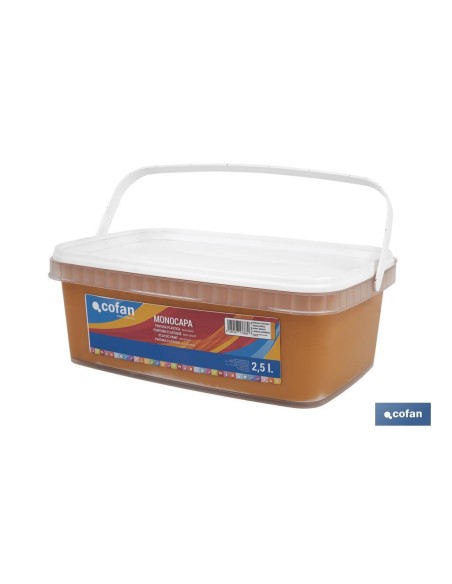 PINTURA PLÁSTICA MONOCAPA Naranja Tostado (2,5 LT)