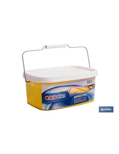 PINTURA PLÁSTICA MONOCAPA Amarillo (2,5 LT)