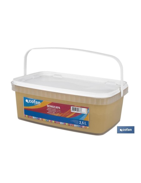 PINTURA PLÁSTICA MONOCAPA Arena (2,5 LT)