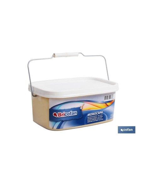 PINTURA PLÁSTICA MONOCAPA Beige (2,5 LT)