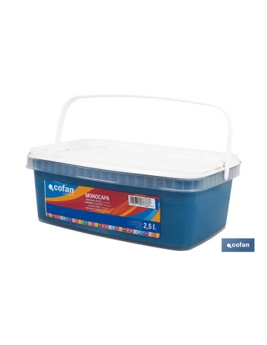 PINTURA PLÁSTICA MONOCAPA Azul Agua (2,5 LT)