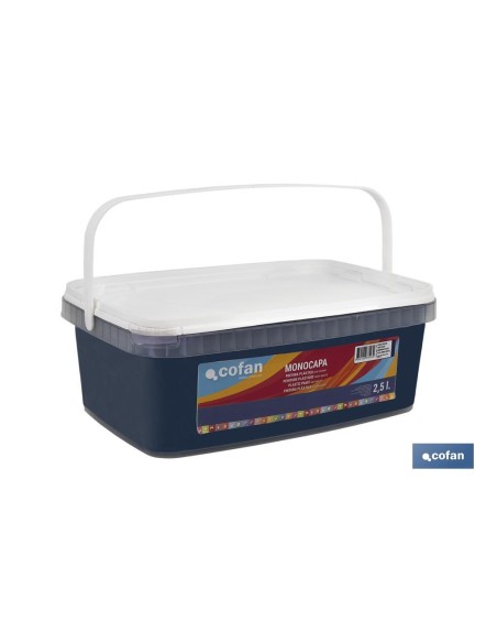 PINTURA PLÁSTICA MONOCAPA Azul Noche (2,5 LT)