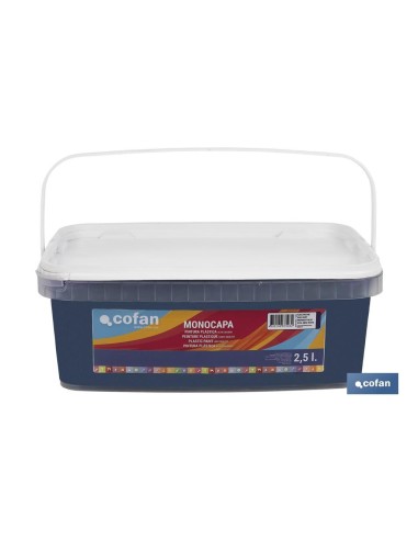 PINTURA PLÁSTICA MONOCAPA Azul Noche (2,5 LT)