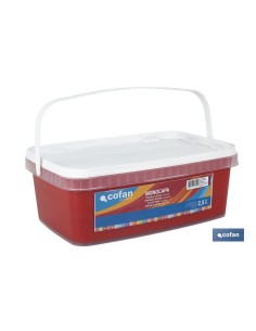 PINTURA PLÁSTICA MONOCAPA Rojo Diablo (2,5 LT) 2