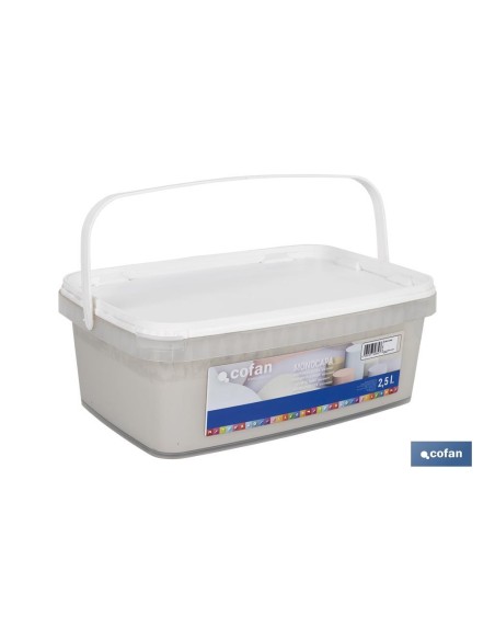 PINTURA PLÁSTICA MONOCAPA GRIS SUAVE 2,5 L