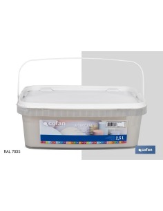 PINTURA PLÁSTICA MONOCAPA GRIS SUAVE 2,5 L 2